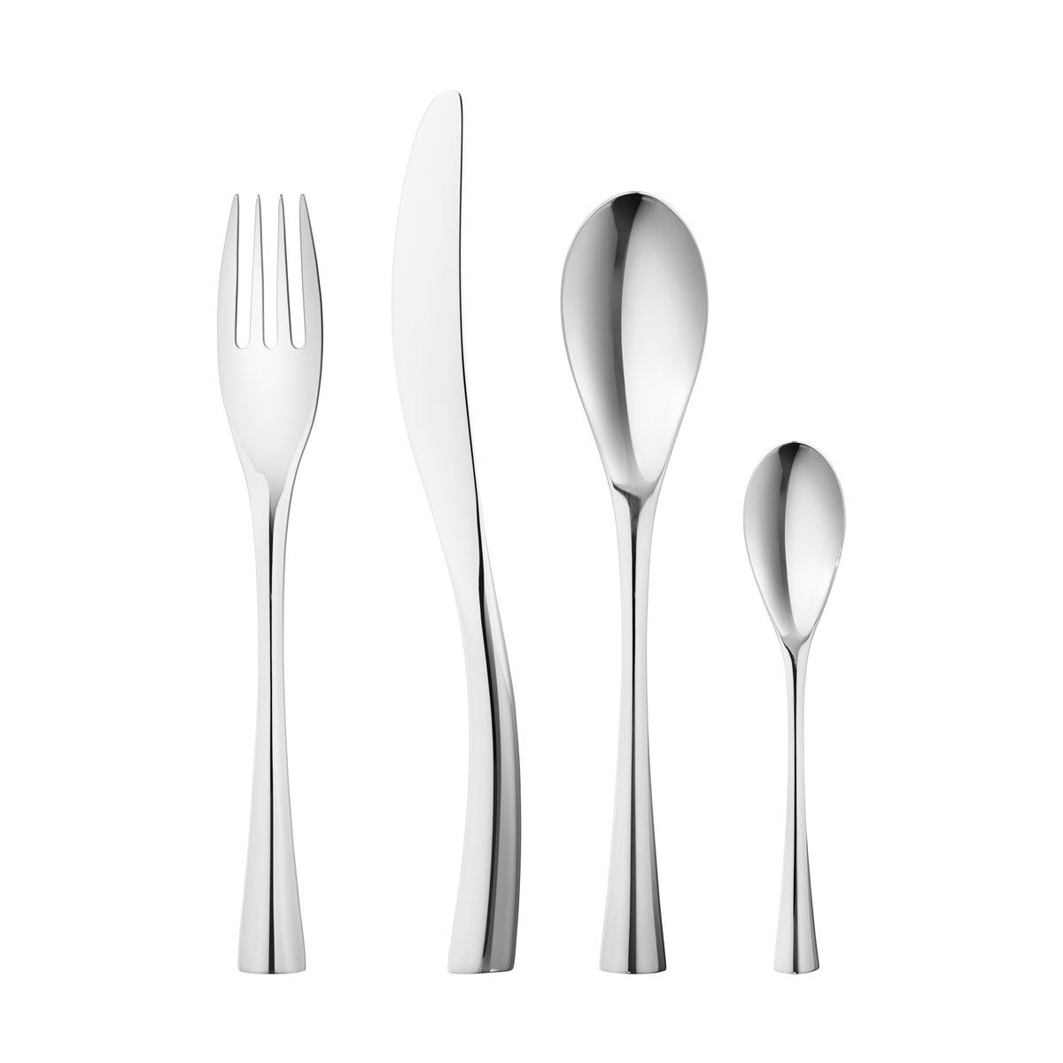 Georg Jensen Cobra Besteckset Edelstahl 16 Teile