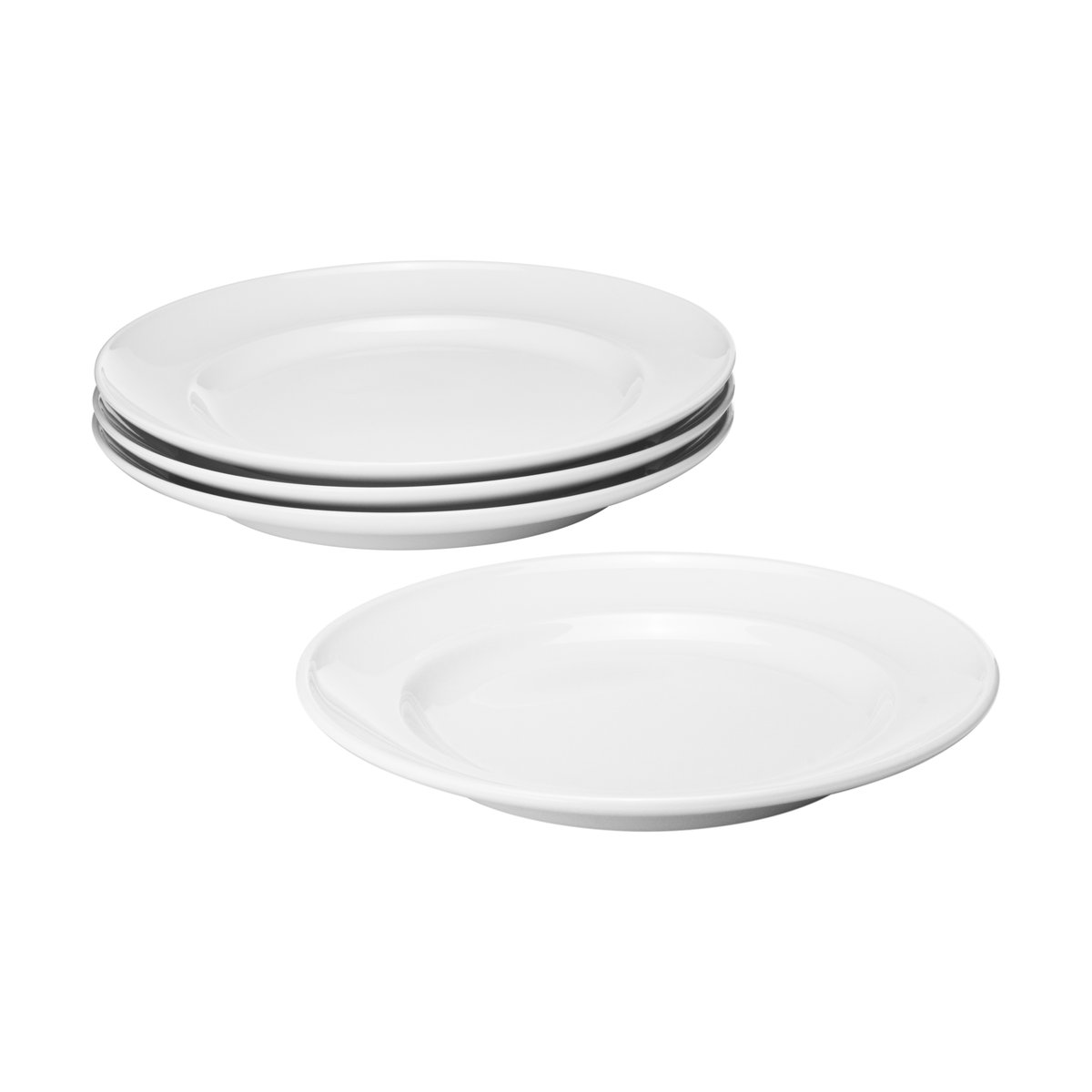 Georg Jensen Koppel Beilagenteller Ø16 cm 4er-Pack Weiß