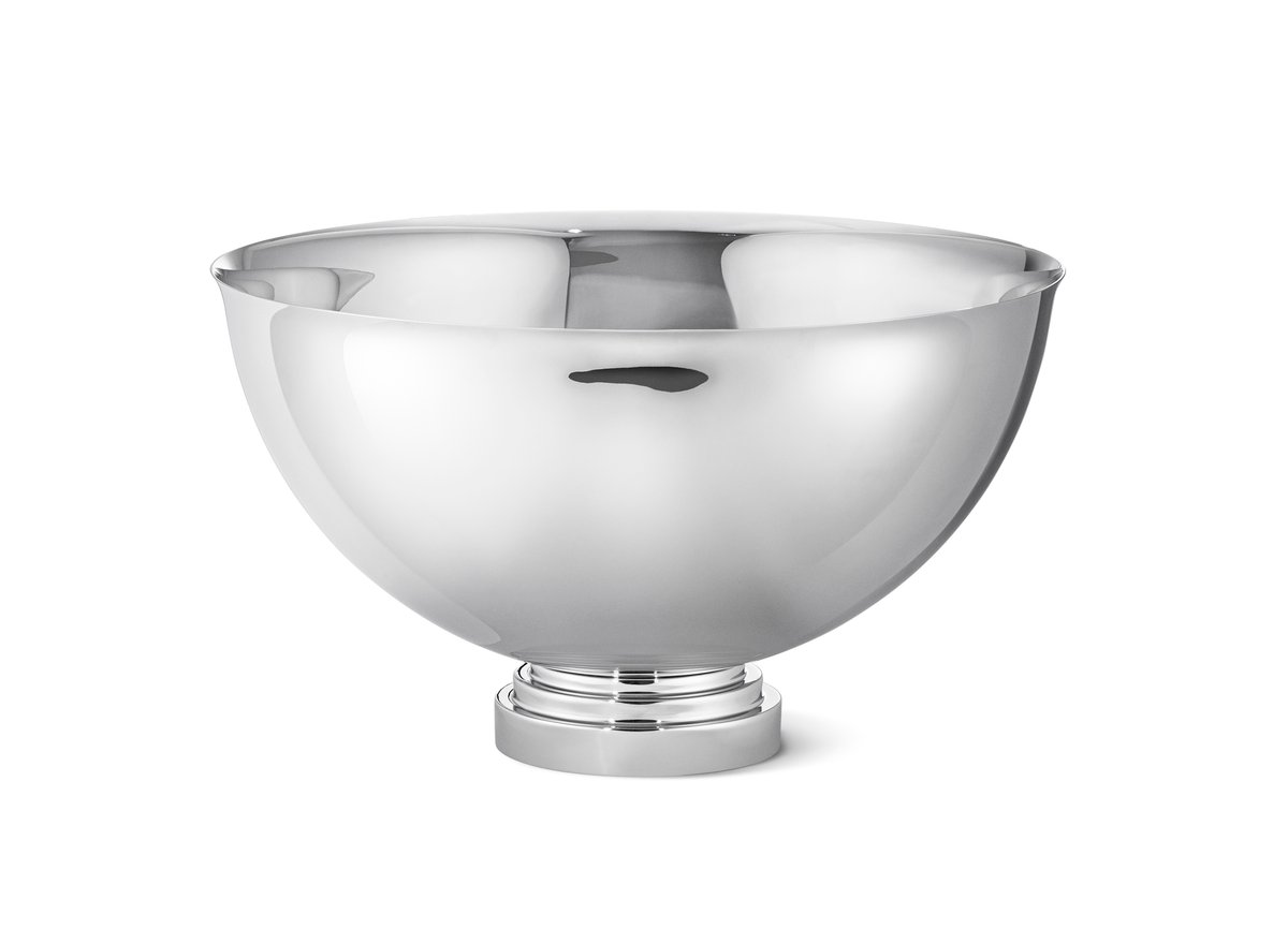 Georg Jensen Manhattan Champagnerkühler Ø40cm Edelstahl