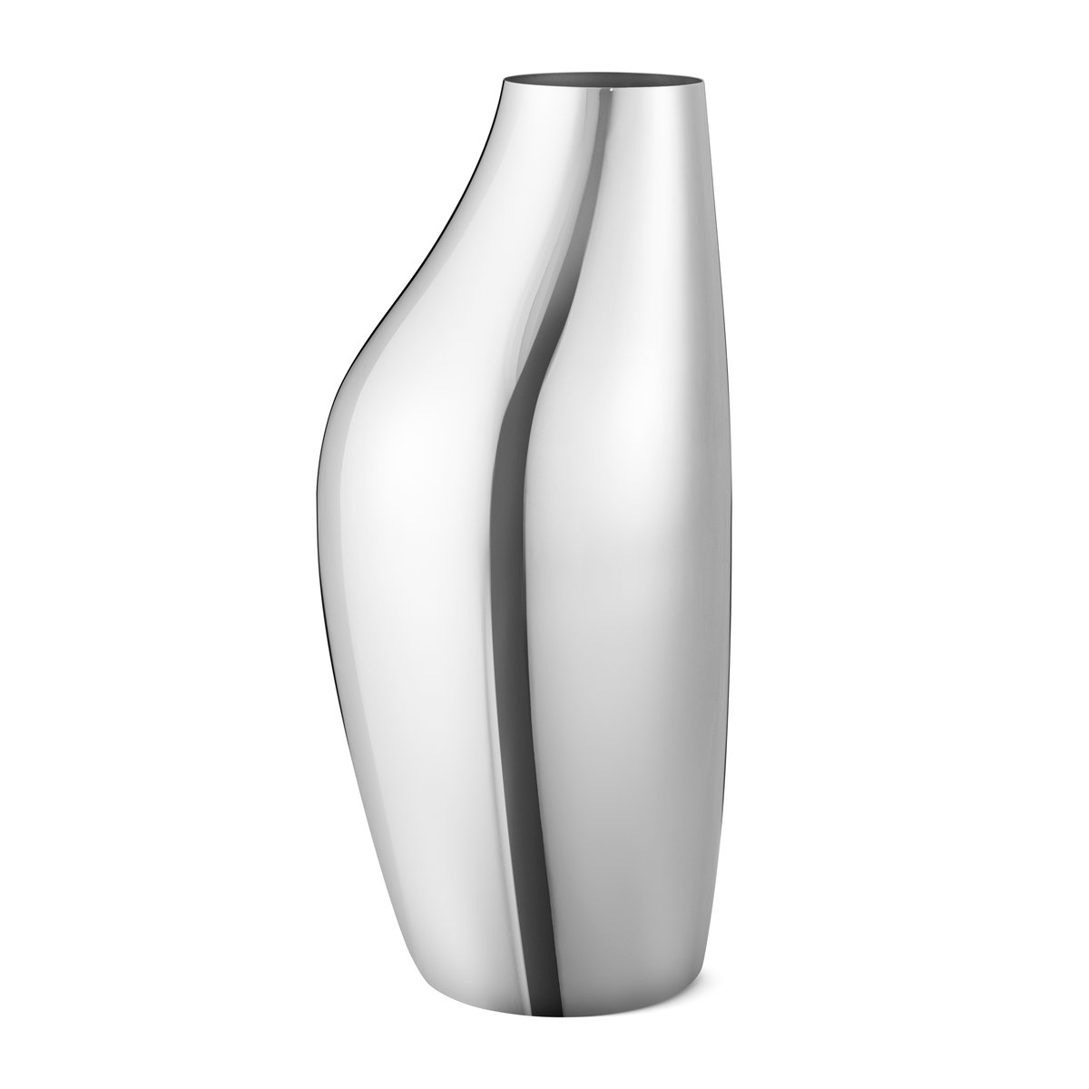 Georg Jensen Sky Bodenvase 46cm Edelstahl