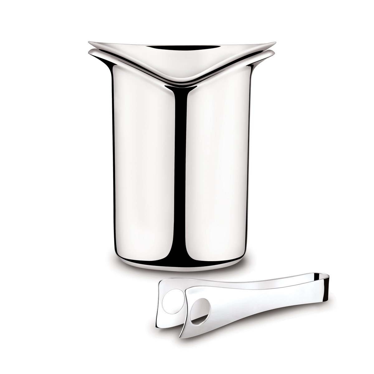 Georg Jensen Wine Eiseimer mit Zange 21cm