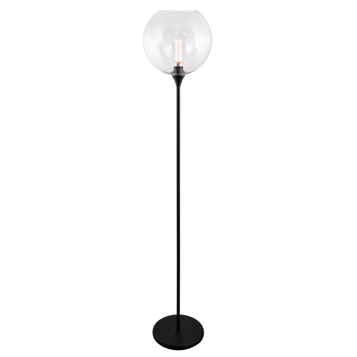 Globen Lighting Bowl Stehleuchte Schwarz