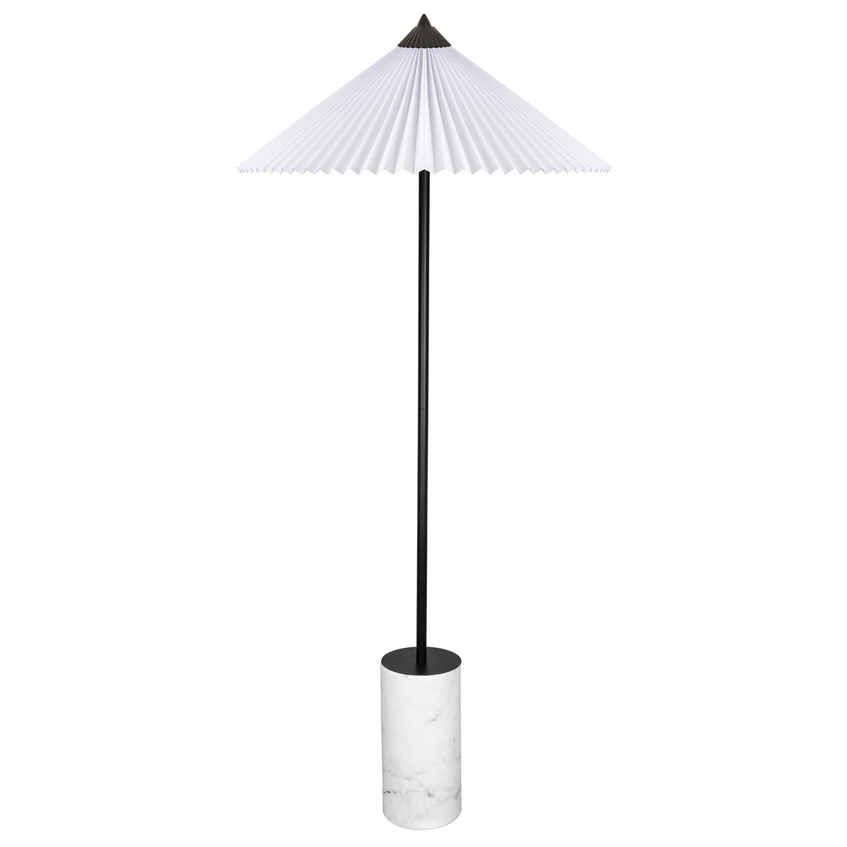 Globen Lighting Matisse Stehleuchte 150cm Schwarz-weiß