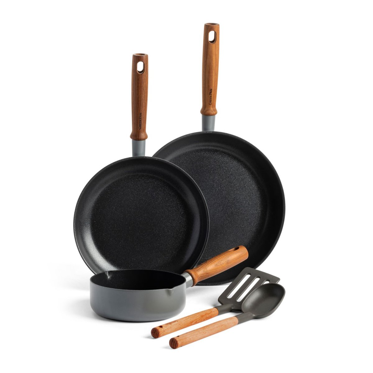 GreenPan Mayflower Pro Set aus Kasserolle und Bratpfanne 5 Teile