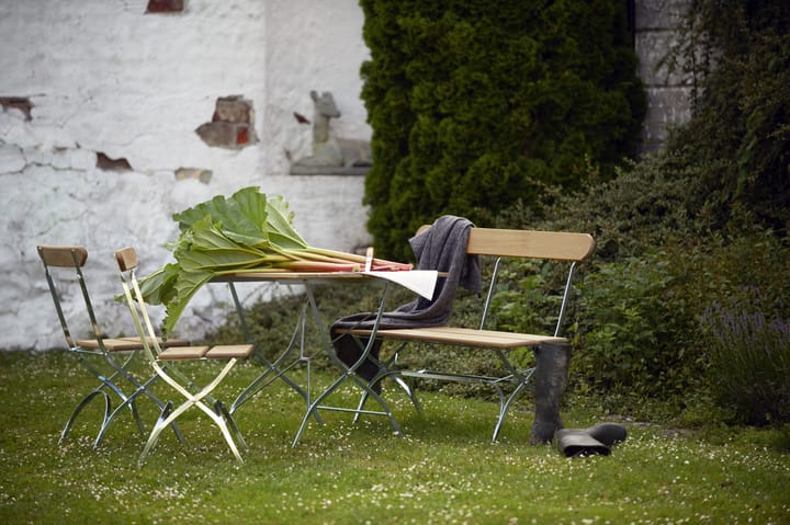 Bryggeri-Stuhl - Eiche geölt- Gestell warmverzinkt - Grythyttan Stålmöbler