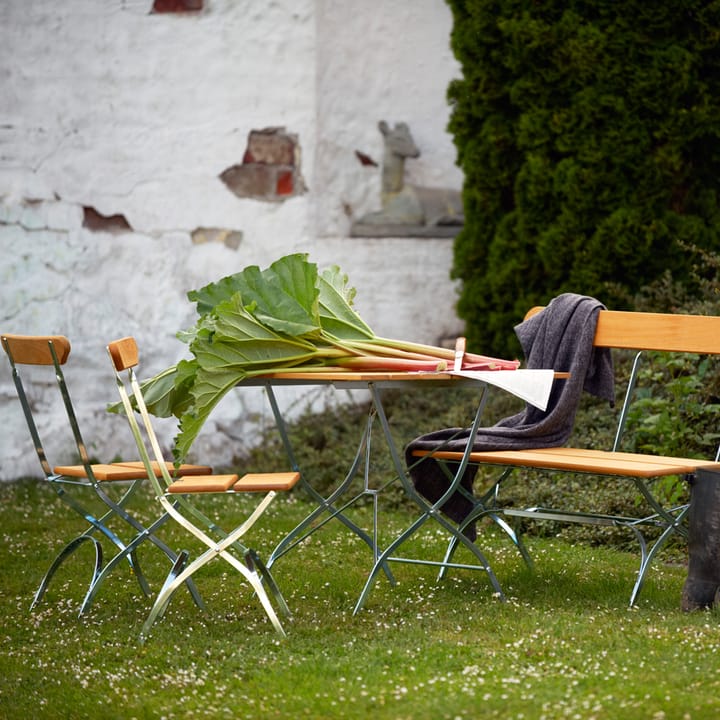 Bryggeri-Tisch - Eiche geölt- Gestell warmverzinkt - Grythyttan Stålmöbler