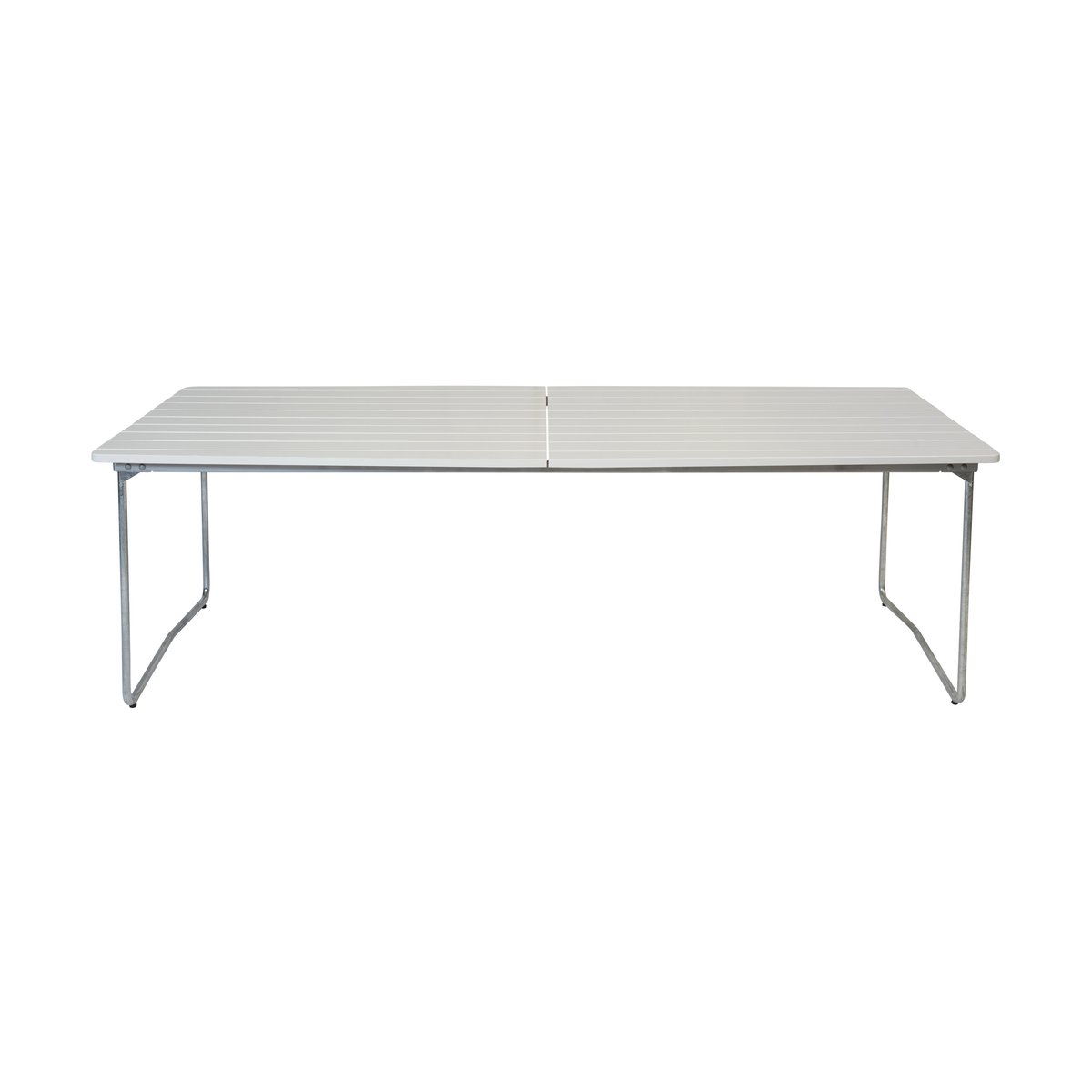 Grythyttan Stålmöbler Table B31 Esstisch 230 cm Eiche weiß lackiert - Beine verzinkt