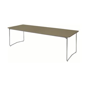 Table B31 Esstisch 230 cm - Hellgrün Eiche-Verzinkter Stahl - Grythyttan Stålmöbler