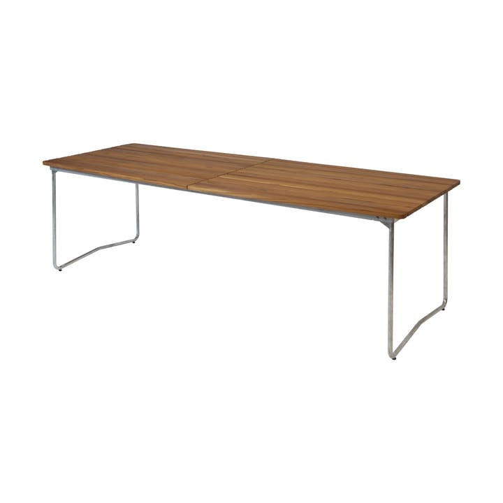 Table B31 Esstisch 230 cm, Teak unbehandelt- Beine verzinkt Grythyttan Stålmöbler