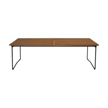 Table B31 Esstisch 230 cm - Teak unbehandelt-Schwarz - Grythyttan Stålmöbler