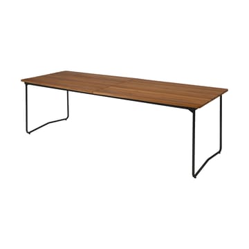 Table B31 Esstisch 230 cm - Teak unbehandelt-Schwarz - Grythyttan Stålmöbler