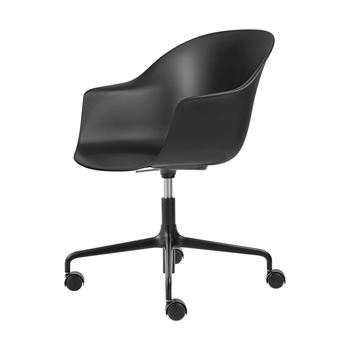 Bat Meeting Chair Bürostuhl, Black-black GUBI