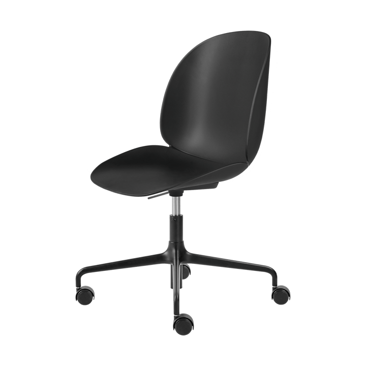 Beetle Meeting Chair Bürostuhl, Black-black GUBI