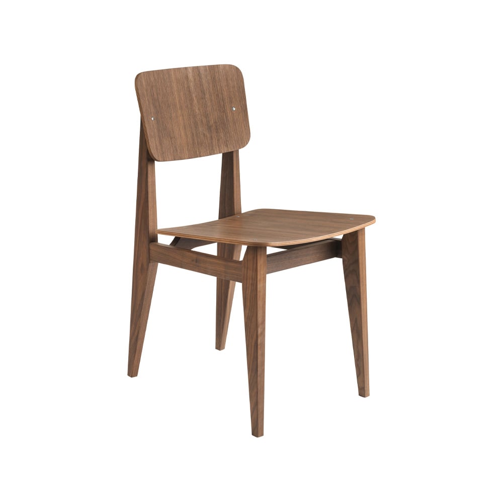 GUBI C-Chair Stuhl American walnut