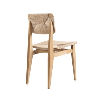 C-Chair Stuhl - Oak oiled, Sitz und Rückenlehne aus Naturgeflecht - GUBI