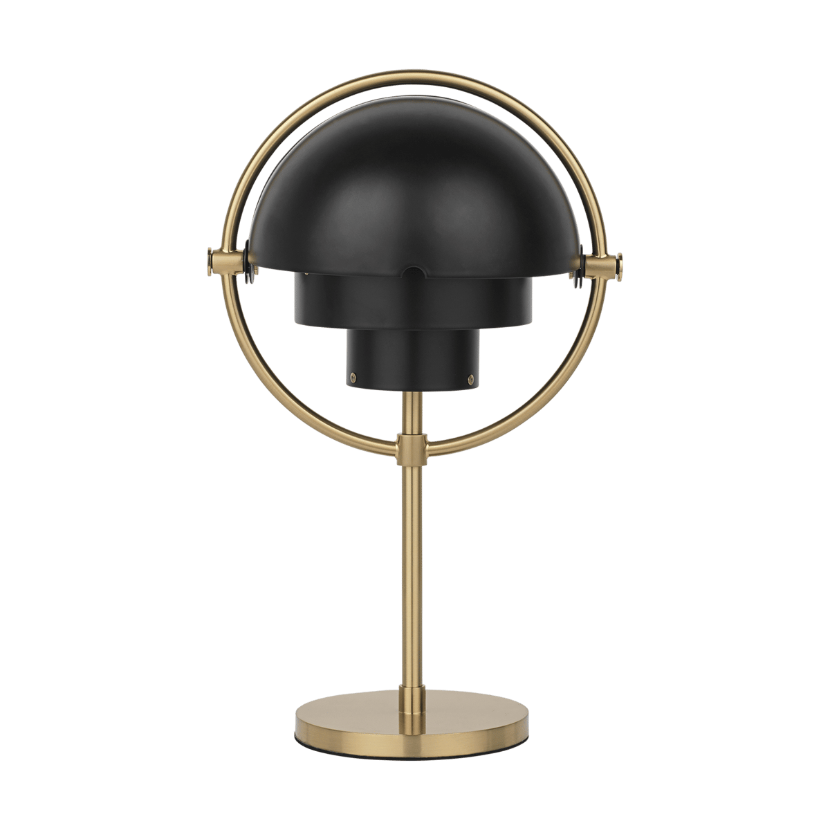 GUBI Multi-Lite portabel Leuchte Black semi matt-brass