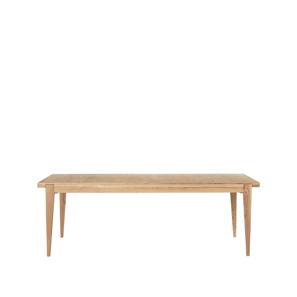 GUBI S-table Esstisch Oak matt lacqured, extendable