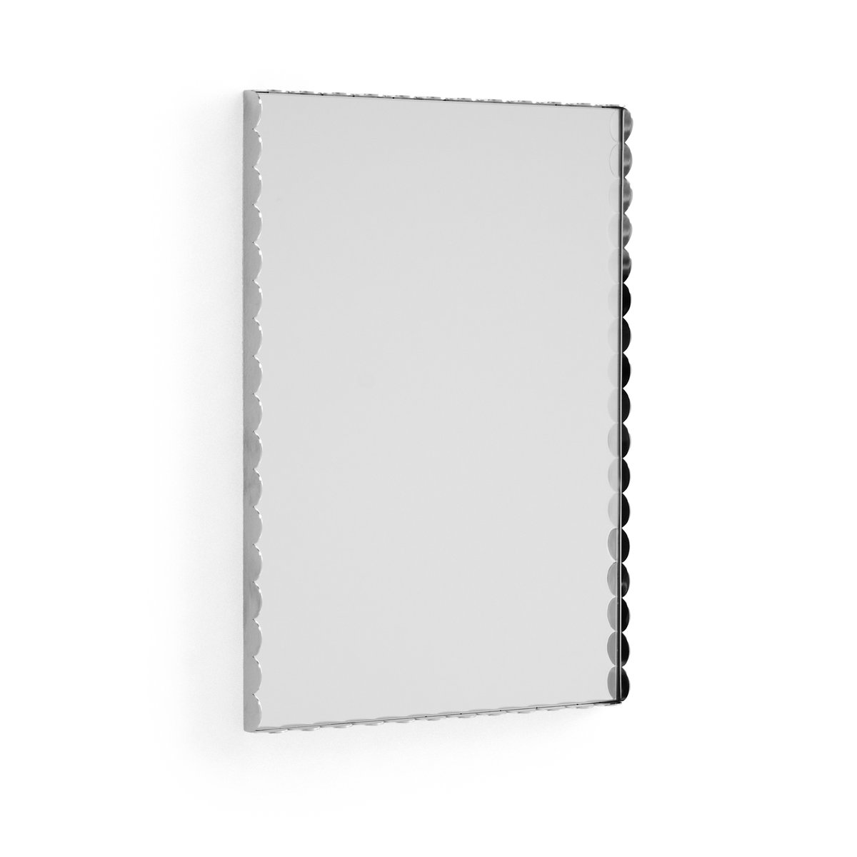 HAY Arcs Mirror Rectangle S Spiegel 43,5 x 61,5cm Edelstahl