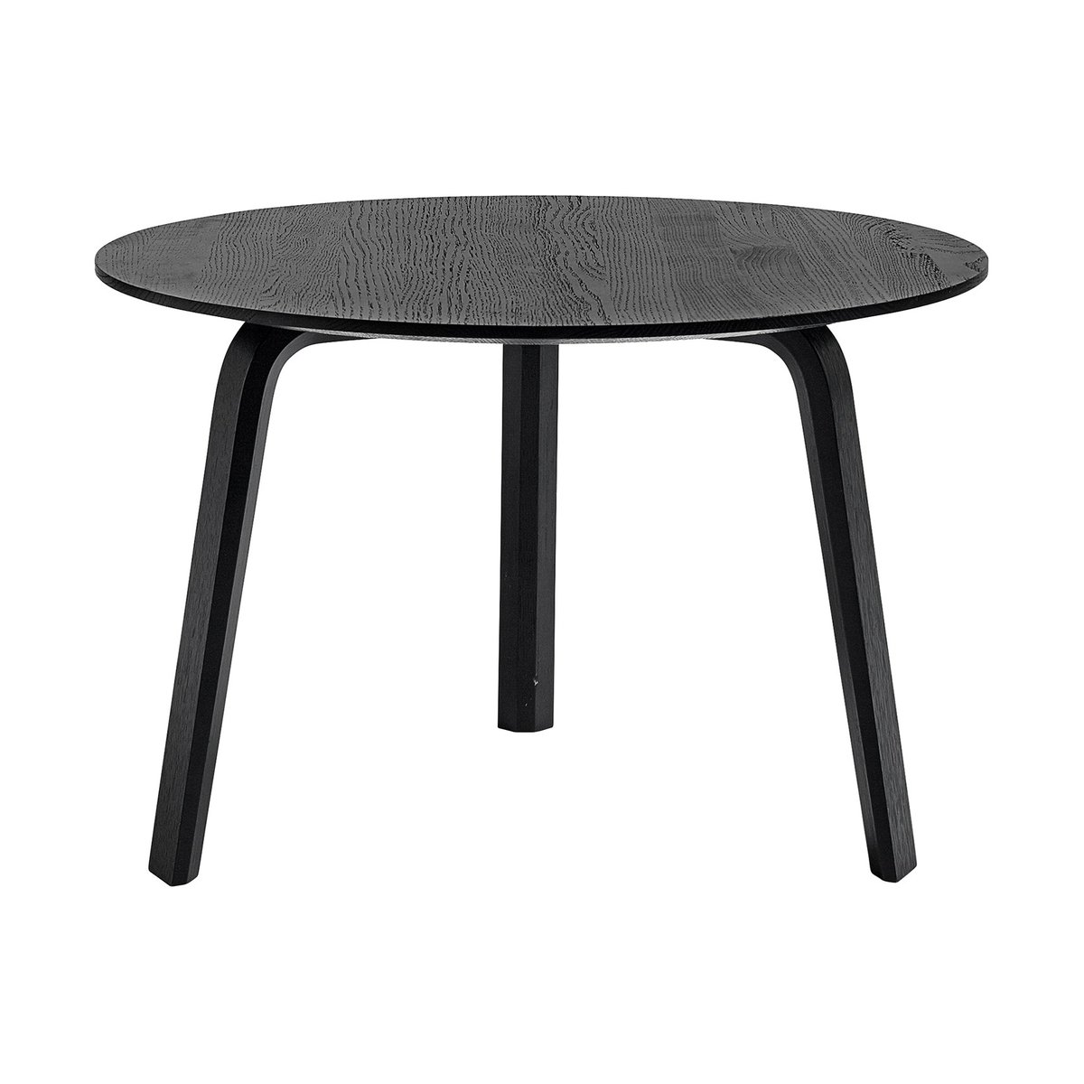 HAY Bella Couchtisch Black oak, Ø60x39 cm