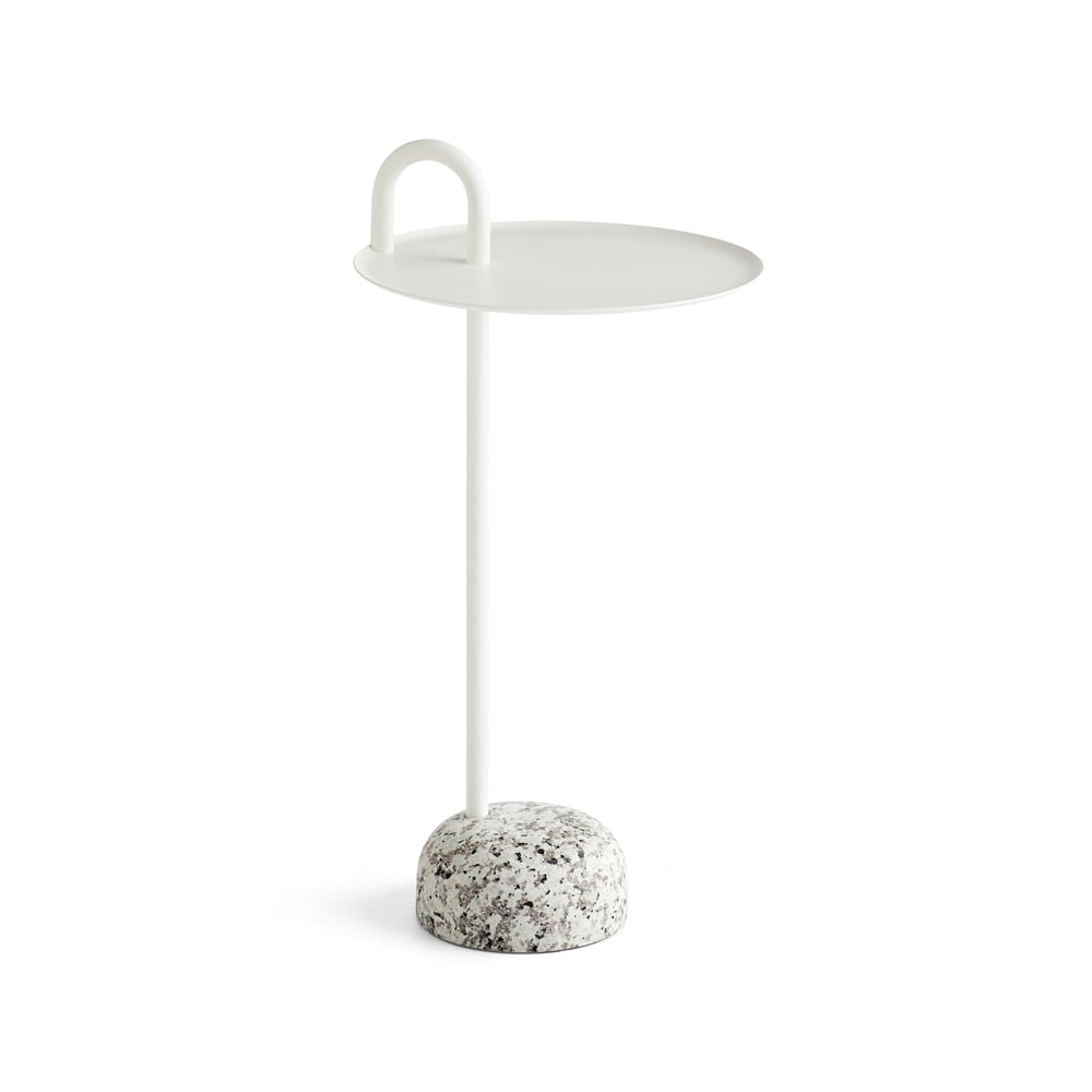 HAY Bowler Beistelltisch Cream white-granite