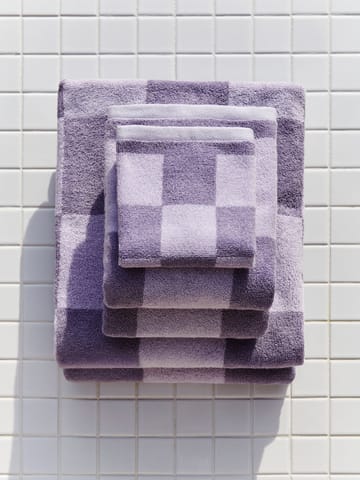 Check Handtuch 30 x 30cm - Lavender - HAY