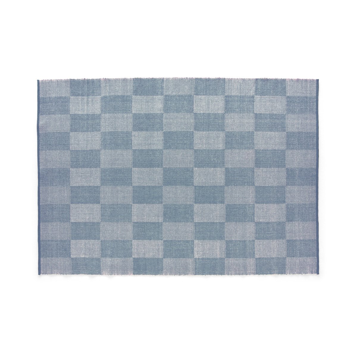 HAY Check Teppich S Light blue 170 x 240cm