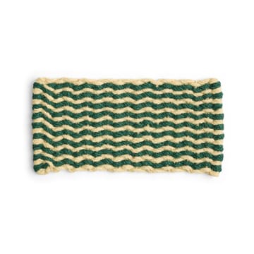 Coco Stripe Wave Fußabstreifer - Dark green-white - HAY