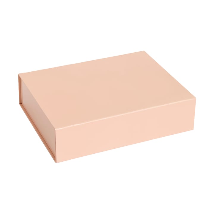 Colour Storage S Box mit Deckel 25,5 x 33cm - Soft pink - HAY