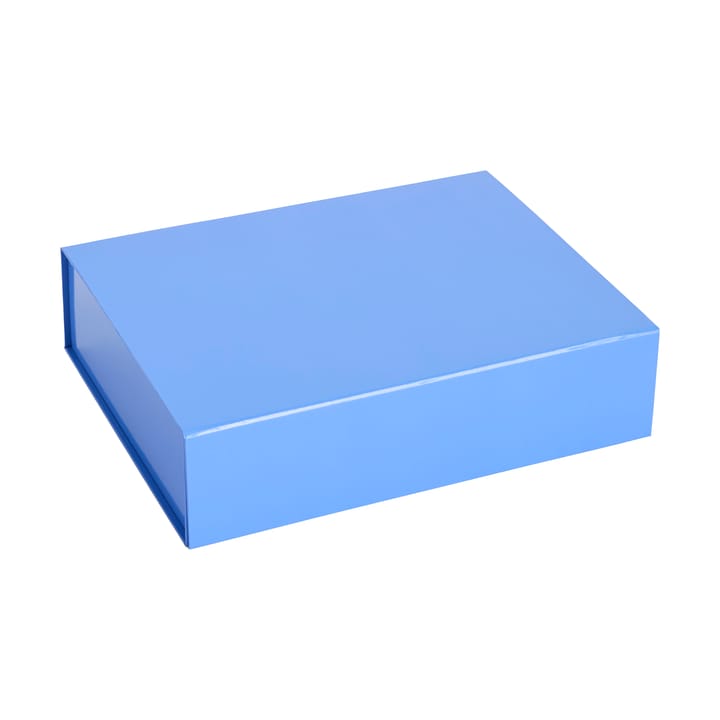 Colour Storage S Box mit Deckel 25,5 x 33cm - Vibrant blue - HAY