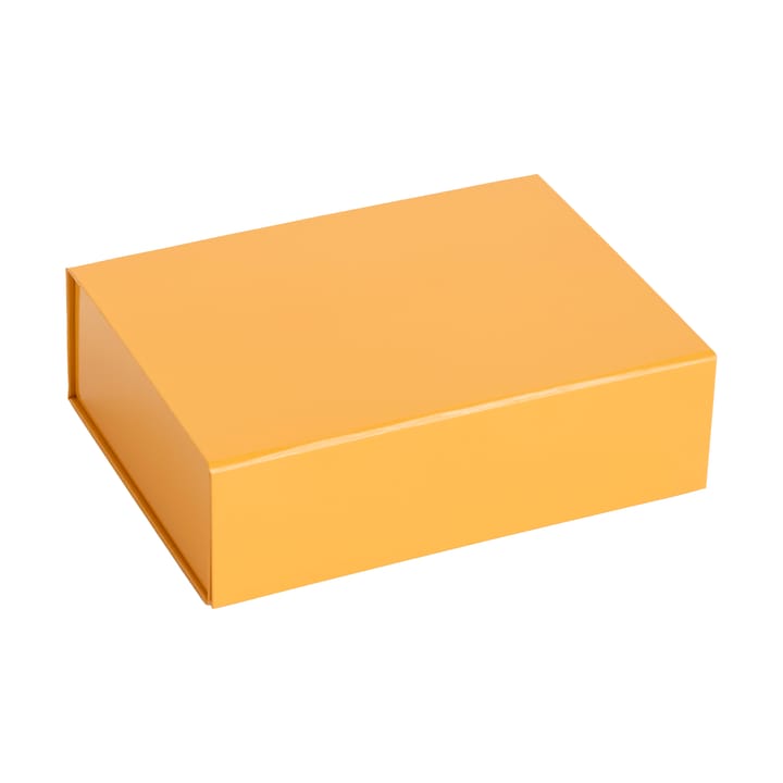 Colour Storage XS Box mit Deckel 16,5x22,5 cm - Egg yolk - HAY