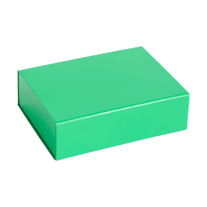 Colour Storage XS Box mit Deckel 16,5x22,5 cm - Vibrant green - HAY