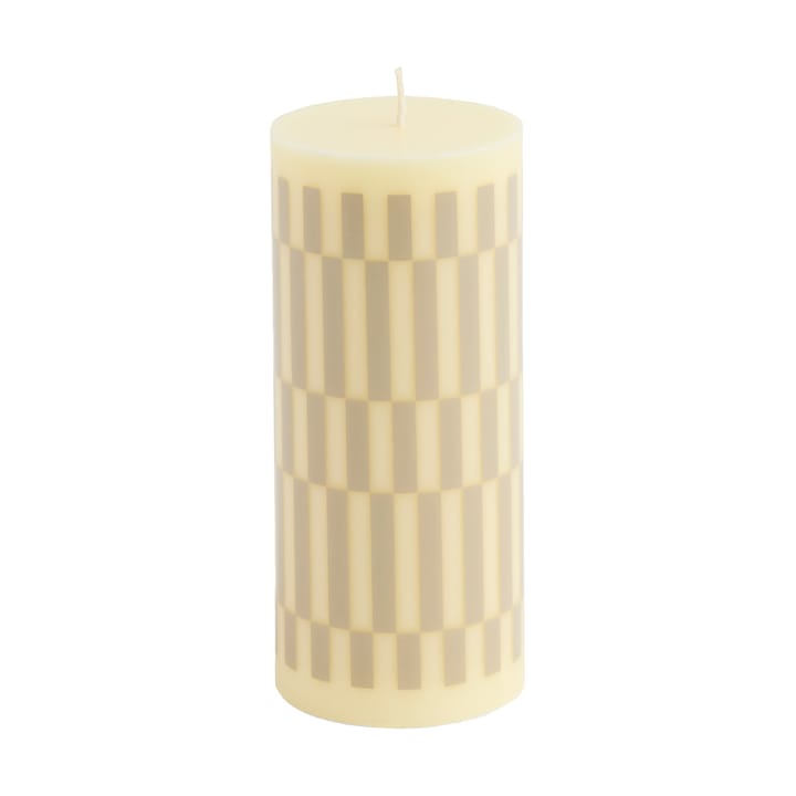 Column Candle Blockkerze small 15cm - Cream-sand - HAY