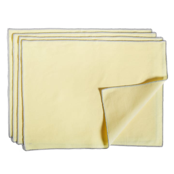 Contour Platzdecke 34 x 46cm 4er Pack, Lemon HAY