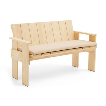 Crate Dining Bench Bank Kiefernholz lackiert - Klar - HAY