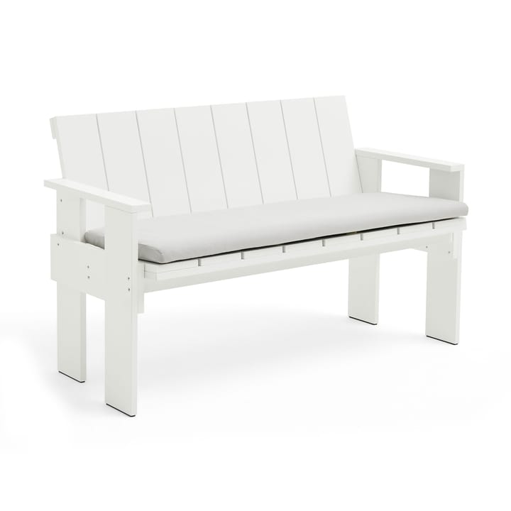 Crate Dining Bench Bank Kiefernholz lackiert - White - HAY