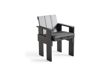 Crate Dining Chair Sessel Kiefernholz lackiert - Black - HAY