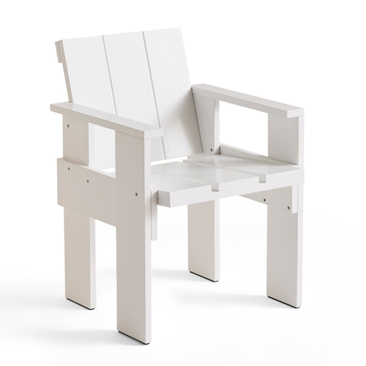 HAY Crate Dining Chair Sessel Kiefernholz lackiert White