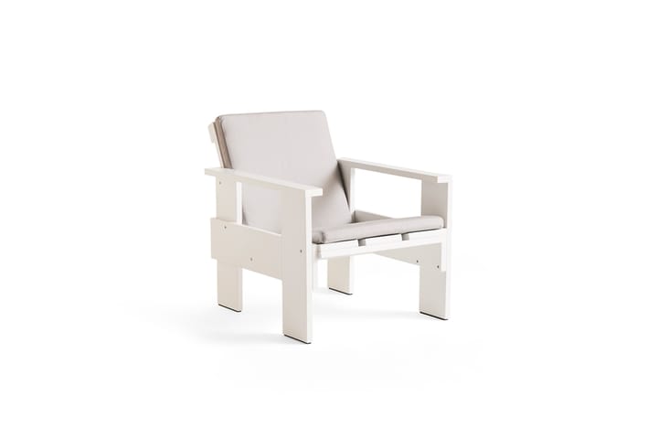 Crate Lounge-Stuhl Kiefernholz lackiert, White HAY