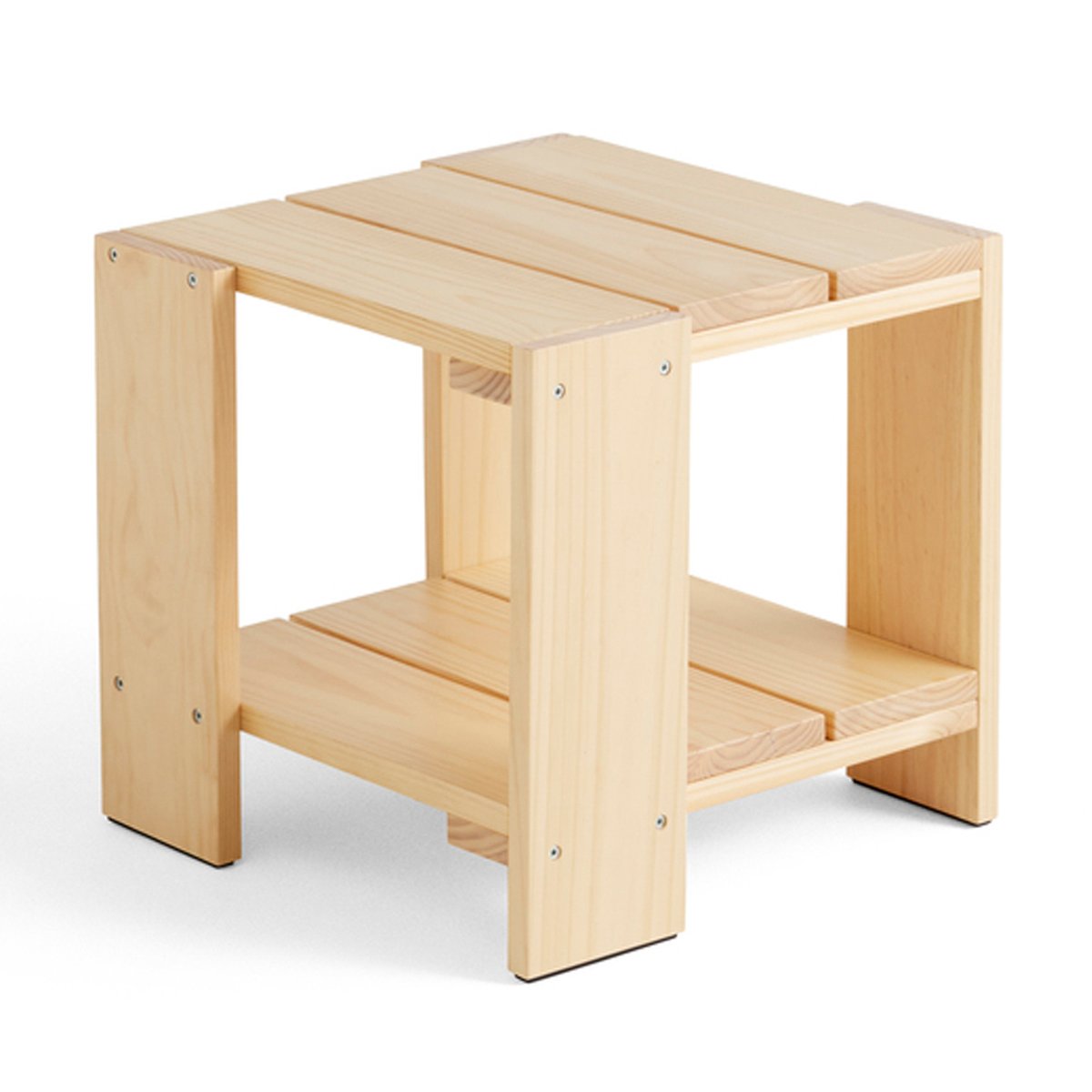 HAY Crate Side Table Tisch 49,5x49,5x45 cm Kiefernholz lackiert Water-based lacquered pinewood