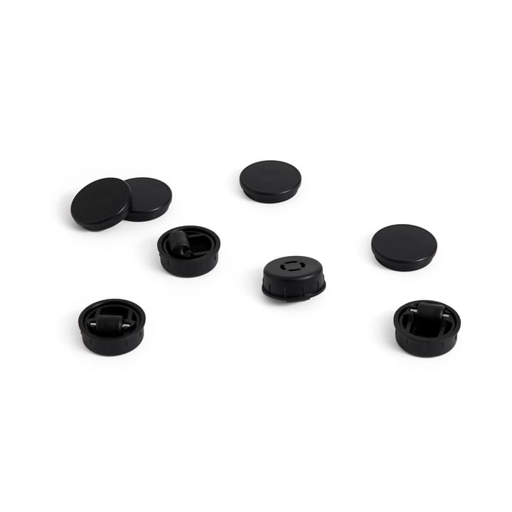 Facet Cabinet Füße und Räder 4er Pack - Black - HAY