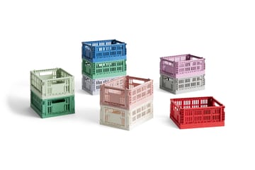 HAY Colour Crate Mini 2er-Pack 13x17 cm - Blush - HAY