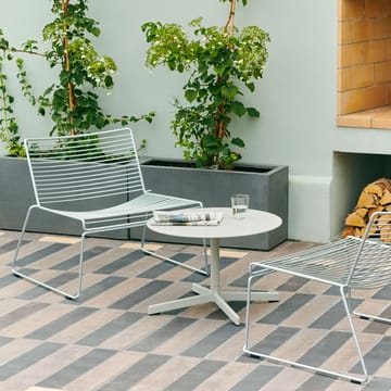 Hee Lounge-Sessel sled base - Galvanized - HAY