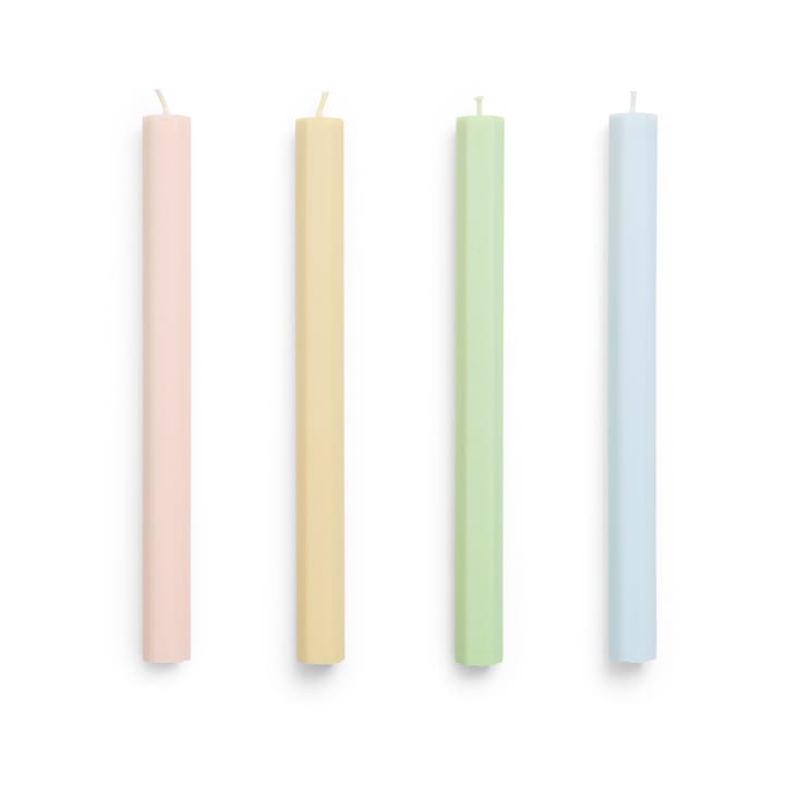 Hexagon Candle Kerzen Mix 4er-Pack - Fresh - HAY