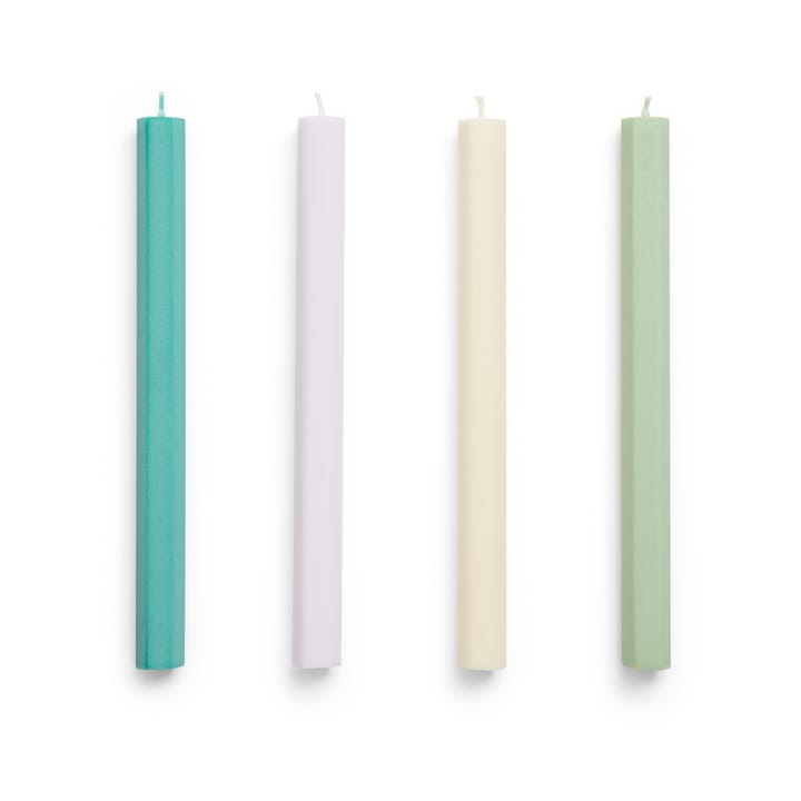 Hexagon Candle Kerzen Mix 4er-Pack - Pastel - HAY