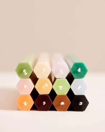 Hexagon Candle Kerzen Mix 4er-Pack - Pastel - HAY