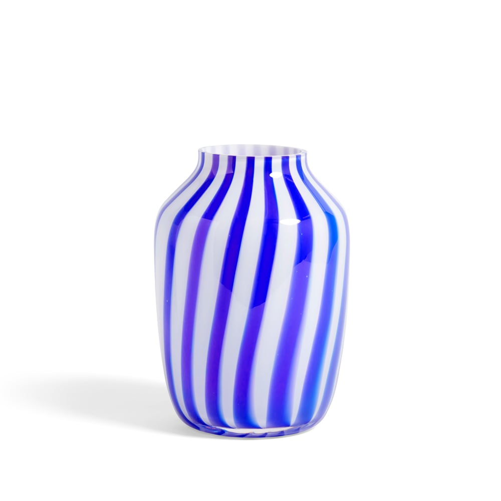 HAY Juice Vase Blue, Glas, high