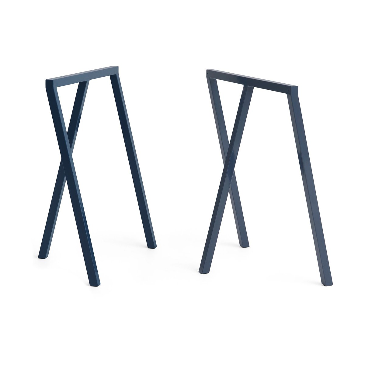 HAY Loop Stand Frame Beinständer 72 cm 2er Pack Deep blue