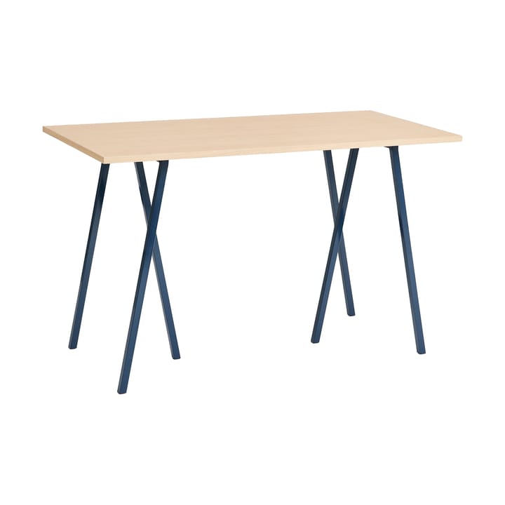 Loop Stand incl. support Bartisch 77,5x160 cm - Deep blue-clear lacq. oak - HAY