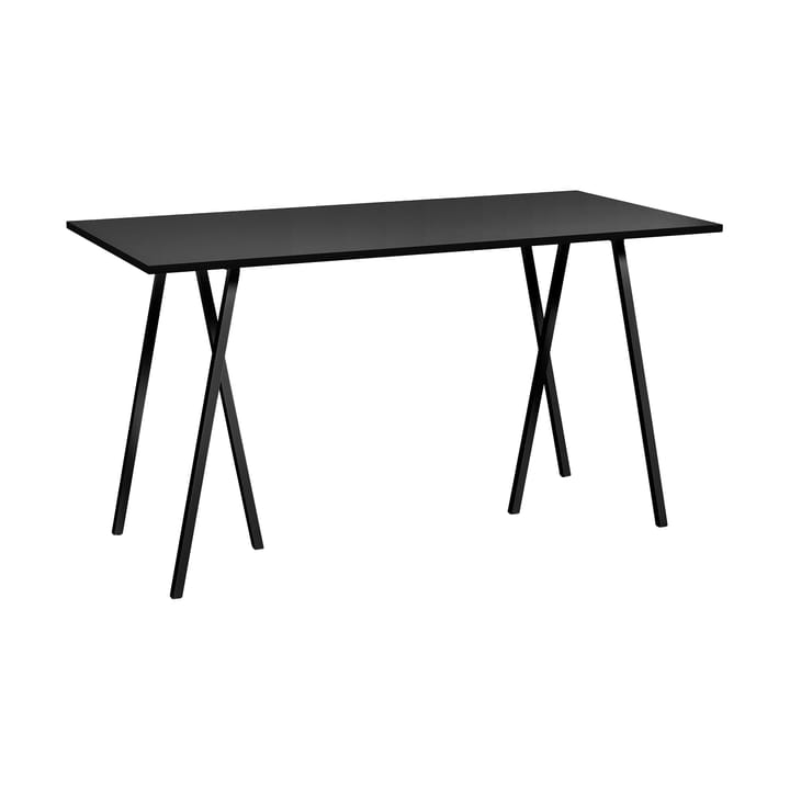 Loop Stand incl. support Bartisch 87,5x180 cm - Black-black linoleum-black ash - HAY