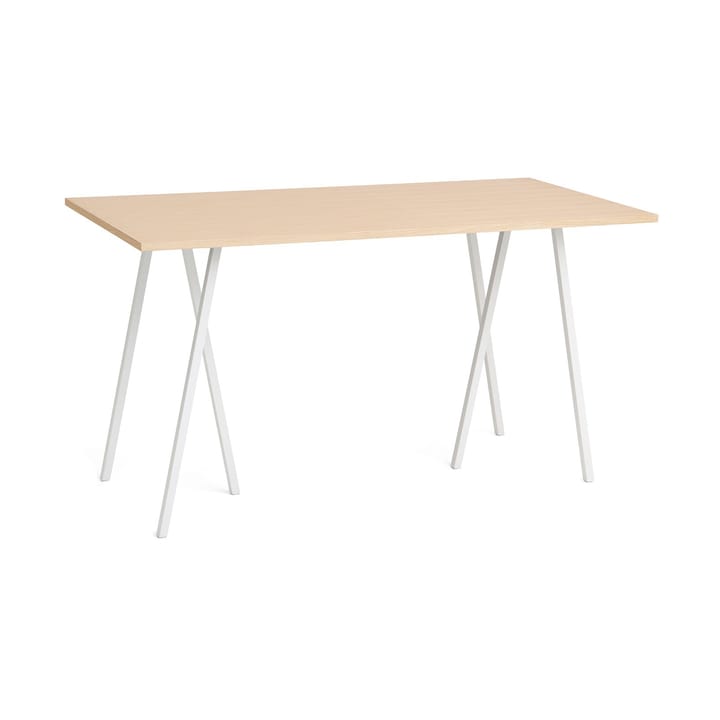 Loop Stand incl. support Bartisch 87,5x180 cm - White-clear lacq. oak - HAY